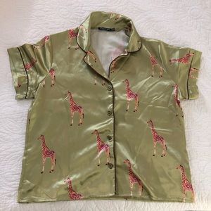 Nasty Gal Giraffe Pajamas